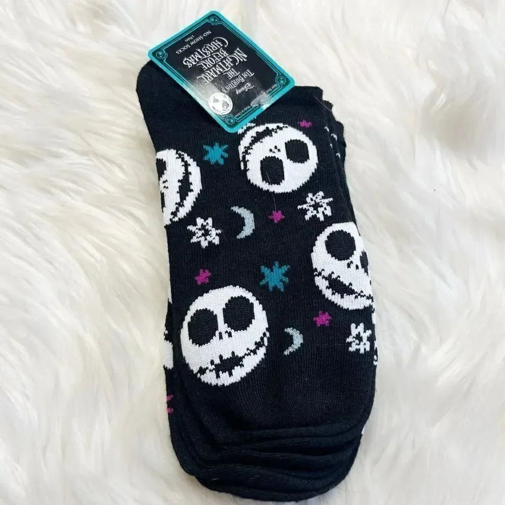 Disney Tim Burtons The Nightmare before Christmas Socks Black Size 4-10